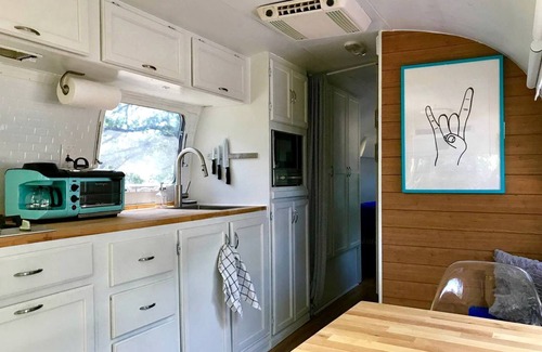 Mason House | Modern Airstream Rental for Three on the Llano River in Mason, Texas