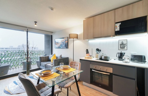 Downtown Santiago Apartment | Modern and Cozy 1D1B Santiago Downtown Near Movistar Arena