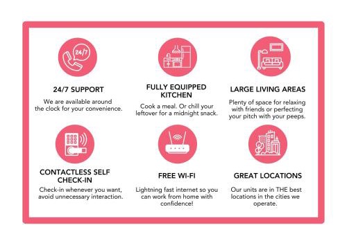 Mile Square Apartment | Modern Apartment Close To Everything CozySuites