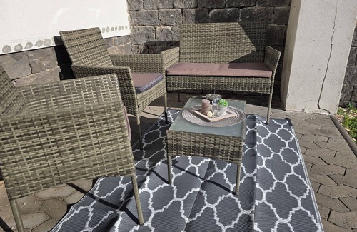 Kottenheim Apartment | modern Apartment in the Eifel Region with Patio and Gardenview. Pet-Friendly