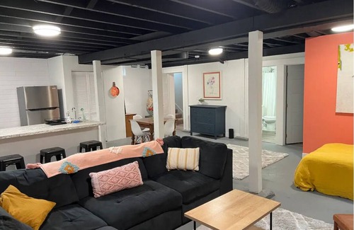 Piedmont Apartment | Modern basement apartment one block from Peninsula Park!