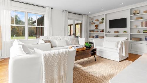 Stockbridge House | Modern Berkshires Farmhouse w Porch Fireplace Views Beaver Creek by AvantStay