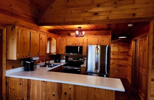 Blue Ridge Cabin | Modern Cabin 5 min from Downtown/River with Firepit/View