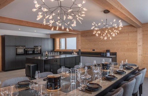 Combloux Ski Chalet | Modern chalet in Combloux with pool and wellness area
