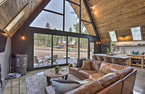 Deadwood Cabin | Modern Lead A-Frame w/Hot Tub: Hike, Bike & ATV!