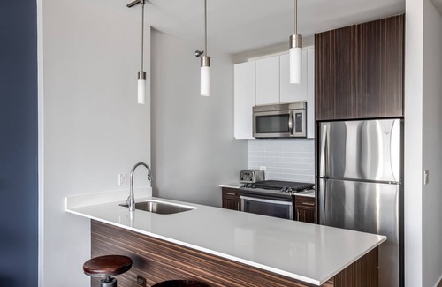 Downtown Chicago Apartment | Modern Loop Studio w/Theater & Pool, nr Millennium Park, by Blueground