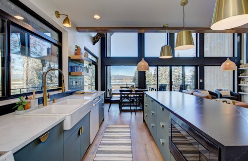 Tamarack Resort Cabin | Modern Luxe Cabin w/Sauna, Hot Tub, and Lake Views