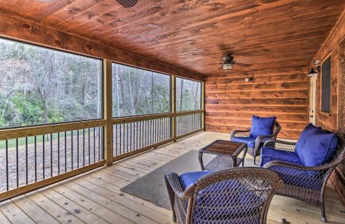 Murphy House | Modern Murphy Cabin with Nottely River Views!