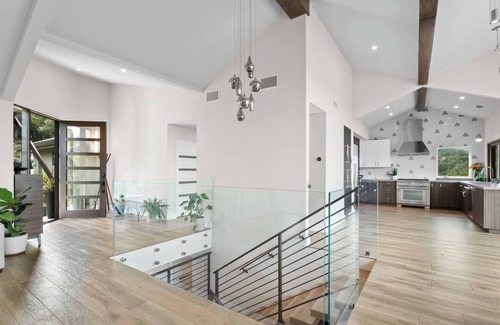 Los Gatos House | Modern oasis w/pool & expansive views of the Bay