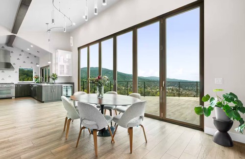 Los Gatos House | Modern oasis w/pool & expansive views of the Bay