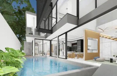 Rawai Villa | Modern Private Pool Villa/4Bedroom/Fitness/Kitchen