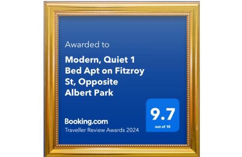 St Kilda Apartment | Modern Quiet 1 & 2 Bed Apt Opposite Albert Park