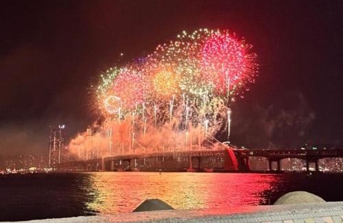 Marine City Apartment | Modern Studio near Haeundae Beach & Subway