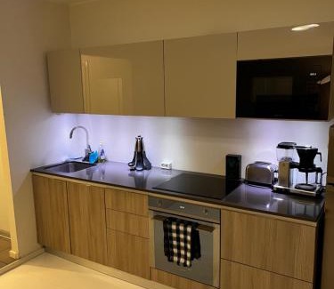 Ullanlinna Apartment | Modern Studio with Balcony in City Center