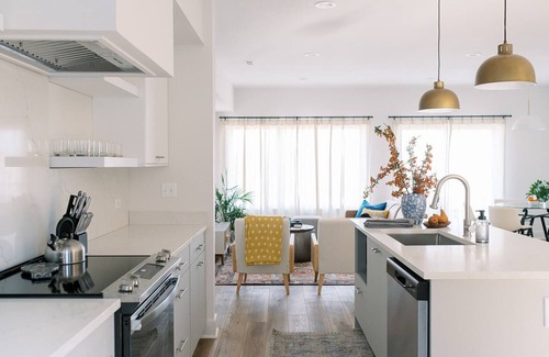 Court House Hill House | Modern Townhome w/Garage in Historic Downtown!