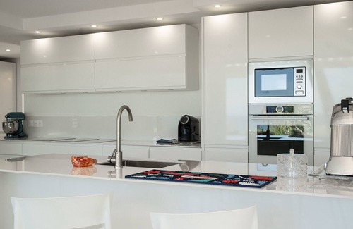 Saint-Francois Villa | Modern villa ZYX with private pool, open-air cinema and 180° sea view