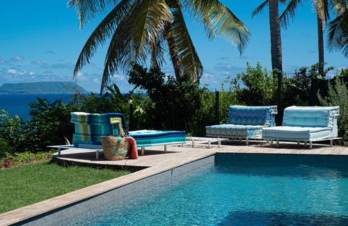 Saint-Francois Villa | Modern villa ZYX with private pool, open-air cinema and 180° sea view