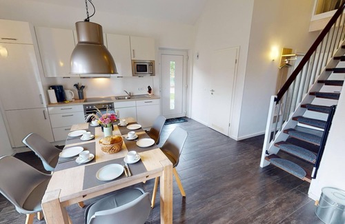 Pelzerhaken House | Modernes 4-zimmer-ferienhaus für 6 Personen mit Kamin & Sauna in Pelzerhaken
