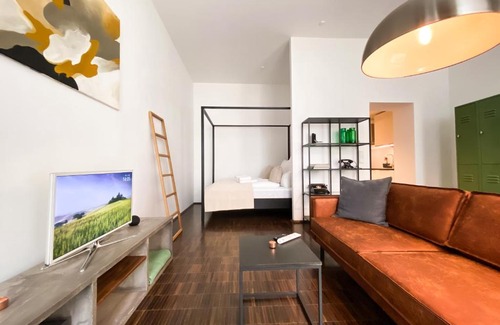 Mitte Apartment | Modernes Loft-Apartment inkl Tiefgarage im Zentrum Leipzigs