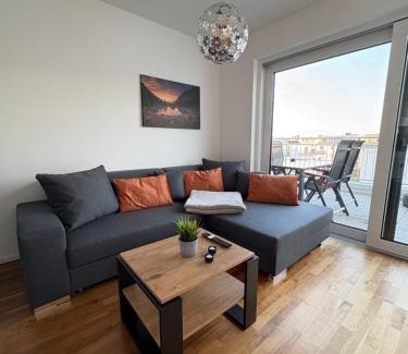 Noerdlingen Apartment | Modernes Serviced Apartment - FeWo Penthouse View
