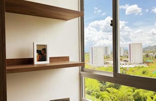 Soacha Apartment | Moderno apartamento con balcon y vista al guadual, Piscina y parqueadero