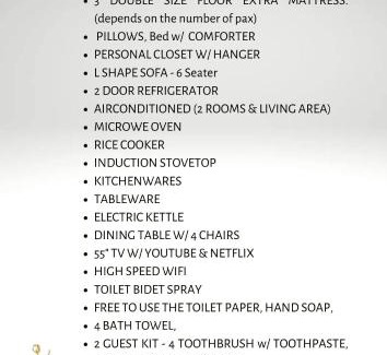 Luzon Hotel | Monarch Parksuites 2BR Deluxe 4 Family beds