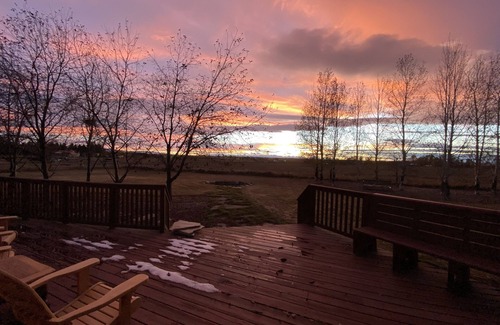 Bozeman House | Montana ranch house sunrise sunset views & fields