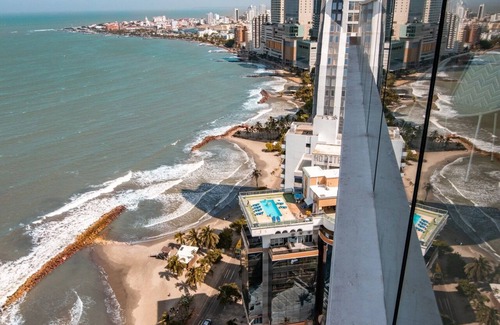 Bocagrande Apartment | Morros City★Beachfront 2 BR Condo in 26th Floor