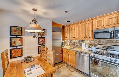 Mountain Village Cabin | Mountain Lodge 2 BR Ste w/kitchen gas fireplace & Ski in/out