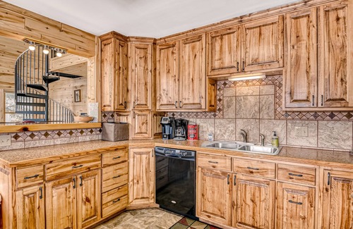 Alpine Village House | Mountain View Home w/Fantastic Setting, Fireplace, WiFi, W/D & Two Decks