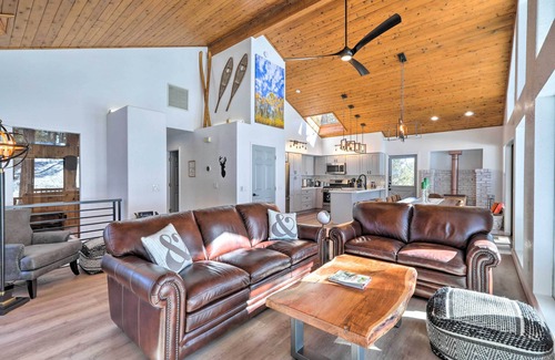 Kachina Village Cabin | Mtn-View Cabin w/Game Room & Deck in Flagstaff