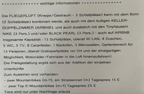 Bechlingen Apartment | Musikbühne Flieger - das Konzept - Loften in einer Kneipe