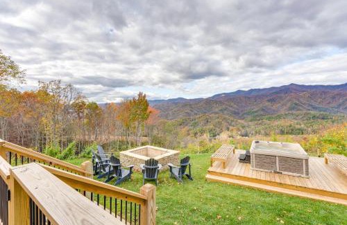 Andrews House | Nantahala Forest Cabin with Fire Pits and Hot Tub!