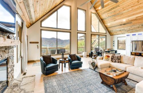 Andrews House | Nantahala Forest Cabin with Fire Pits and Hot Tub!