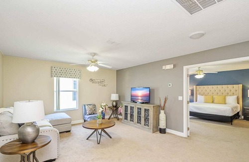 Legacy Park House | Near Disney - 5BR Home - Pool, Hot Tub, & Games!