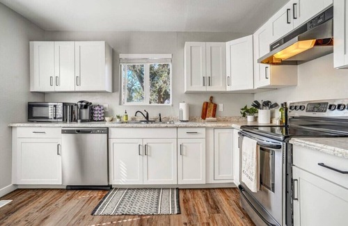 Central Colorado Springs House | Nested Bungalow – Stylish Retreat w/Fire Pit & BBQ