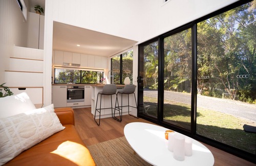 Nunderi Cabin | Nestled in Nunderi, this loft style tiny home offers a special retreat for two!