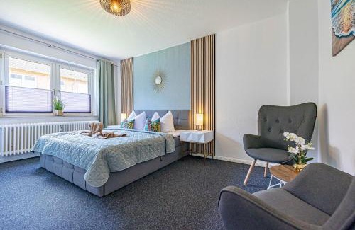 Schwedeneck Apartment | Neue Ferienwohnung an der Ostsee,Terrasse,Sauna