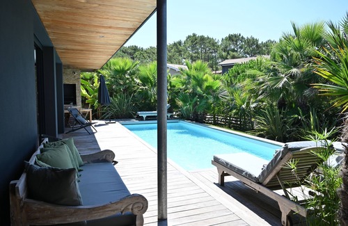 Capbreton Villa | New 5 * Villa with Heated Pool. Beach walk