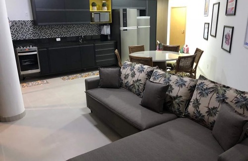 Praia Grande Apartment | New apartment high standard modern sea front building, terrace, beautiful pool.