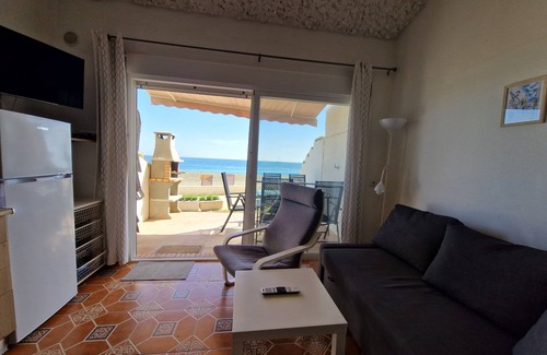 Bahia Dorada Apartment | NEW Apartment Nora - BEACH FRONT FREE WIFI, A/C, SAT TV, POOL,