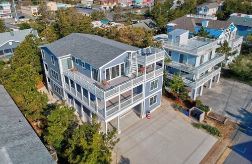 Bethany Beach House | New Beach Home on Private Beach with Spacious Decks & Sweeping Ocean Views