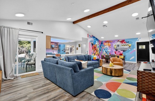 Grogan's Mill House | NEW! Game-Themed Stay w/Hot Tub & Arcade