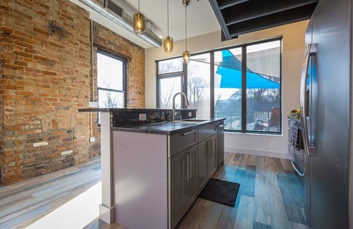 Cincinnati Apartment | NEW - Industrial Loft in East End Entertainment District