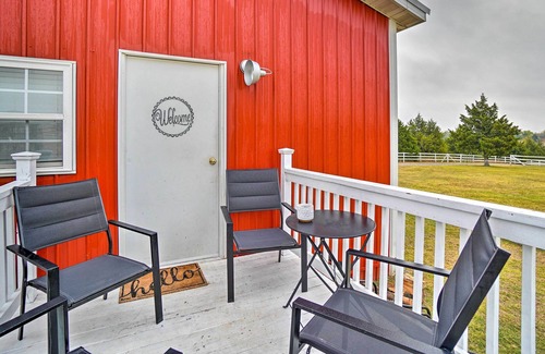 Fletcher Apartment | NEW! Inviting Studio on 31-Acre Ranch in Fletcher!