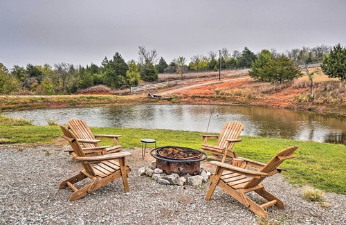 Fletcher Apartment | NEW! Inviting Studio on 31-Acre Ranch in Fletcher!