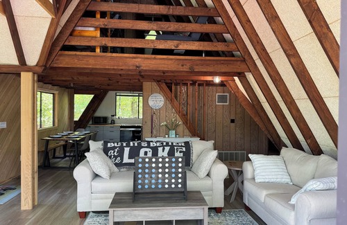 Innsbrook Ski Chalet | ! NEW LISTING! Lakefront Chalet with Private Beach on Beautiful Clear Water!