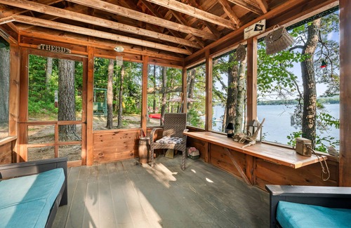 Newfield Ski Chalet | New Rental on Private Beautiful Silver Lake in Newfield Maine.