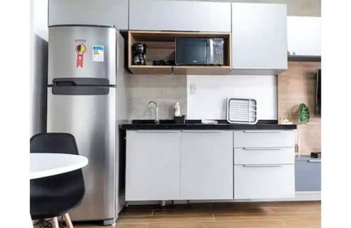 Higienopolis Apartment | New Studio Next Paulista Av, Fast Wifi and Balcony