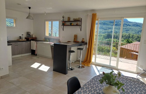 Saint-Privat Villa | "new villa "le gecko." ground floor parking mosaic of landscapes